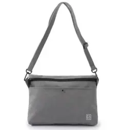 未使用品★　【WEGO】杢調ポリサコッシュ　◎グレー