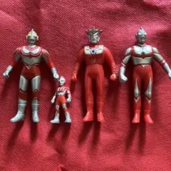 ウルトラマンソフトビニール人形まとめ売り BANDAI】結集ウルトラ戦士セット11（ソフトビニール人形）※箱無し