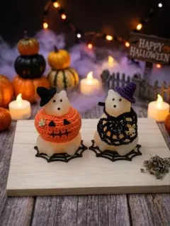しろくま貯金箱【ライトくまさん用】ハロウィン(4点セット)