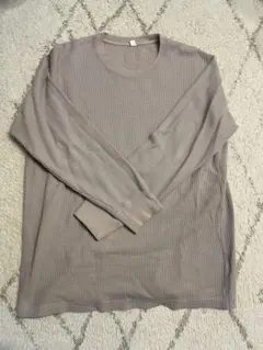【ユニクロ】ワッフルクルーネックT（長袖）