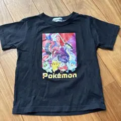 ポケモン 半袖Tシャツ ブラック 110cm