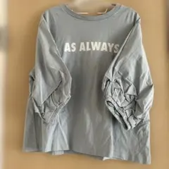 Samansa Mos2 バルーンスリーブ Tシャツ