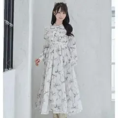 ロゼミューズ ワンピース ribbon pattern pleatedのサムネイル