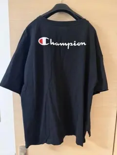 ChampionオーバーサイズブラックTシャツ Mサイズ廃番完売品大きいサイズ