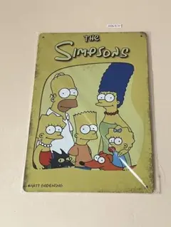 THE SIMPSONS ブリキ看板 レトロデザイン