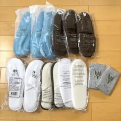 【新品】使い捨てスリッパ　12個　おまけ付き