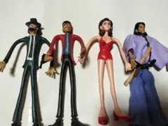 ルパン三世 アクションフィギュア 4体セット　当時物