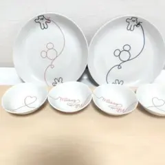 ディズニーカレー皿＆小皿　三郷陶器