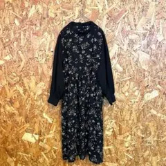 Craft Standard Boutique ロングワンピース フレア 小花柄