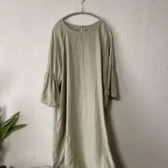ネストローブ リネン ロングワンピース