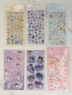 n*o様 クロミ・立体シール 6枚セット