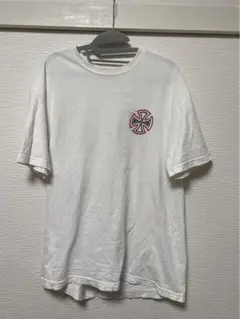 インディペンデント ロゴ Tシャツ ホワイト　アイアンクロス　00s 90s