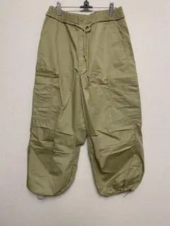 カーゴパンツ ベージュ ウエストゴム