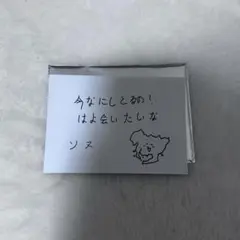 ENHYPEN Fate+愛知 メッセージカード ソヌ