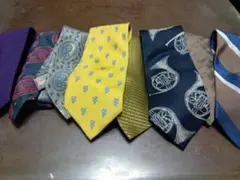 ネクタイ　８本セット　まとめ売り　ハンティングワールド　DKNY　入り