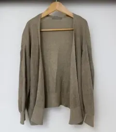 美品 セオリーリュクス リネン混カーディガン AMALIA JASMINE 32のサムネイル