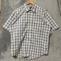【L1974】Columbia ドライ半袖シャツ サイズL ブルー