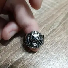 d*2様 mollive HeavyOZ jesus skull ring - メルカリ
