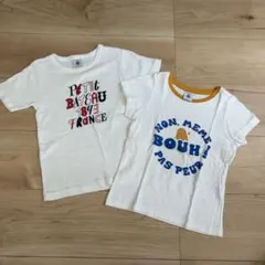 プチバトー 半袖 Tシャツ 2枚セット　110cm 5ansのサムネイル