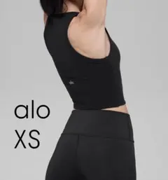 alo yoga ゴッデス リブゴートゥータンクトップ - メルカリ