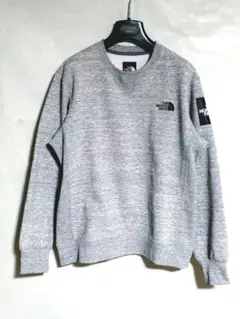 【THE NORTH FACE】スクエアロゴ クルー / メンズ M
