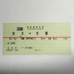 カシオペア号 札幌ー上野【マルス寝台指定券+軟券◯契乗車票】JR東日本
