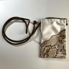 【新品】レース付きポシェットです。