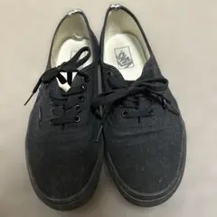 VANS ブラック スエード スニーカー
