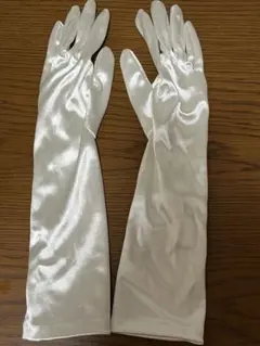 ウェディング　ロンググローブ ホワイト40cm