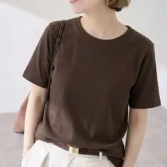 別注　FRAMeWORK ✖️FRUIT OF THE LOOM Tシャツブラウンのサムネイル