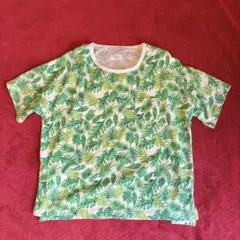 CIAOPANIC TYPY ボタニカル 総柄 ポケットTシャツ リーフ レトロのサムネイル
