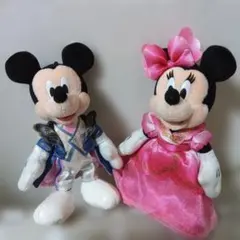 ミッキー・ミニー 2016年バレンタインぬいぐるみバッチ