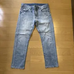 デニム　ダメージデニム　メンズ　UNIQLOユニクロ