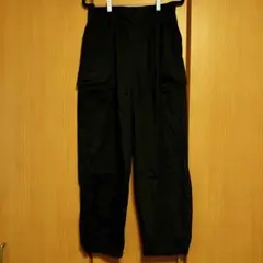 ユニクロ イージーカーゴパンツ 丈長め ブラック L