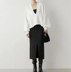 ☆ Whim Gazette スウェットVネックプルオーバー☆