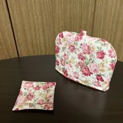 96○ ミモザ ティーポットカバー ハンドメイド ティーコゼー