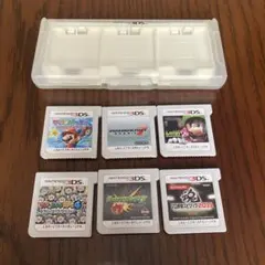 ニンテンドー3DS ゲームソフト 6本セット ソフトケース付き