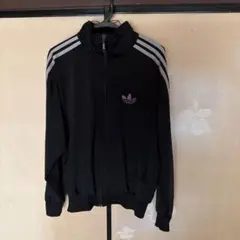 adidas ブラック トラックジャケットMサイズ