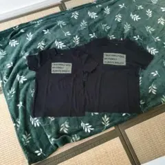 120＆140 お揃いTシャツ 黒