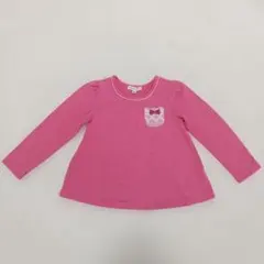 any FAM ピンク 長袖カットソー 110