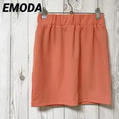 【エモダ】タイトミニスカート　ゴムウエスト　S ピンク　ストレッチ