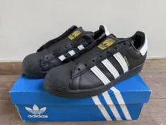ADIDAS SUPERSTAR ADVブラック/ホワイスーパースター 27.5 - メルカリ