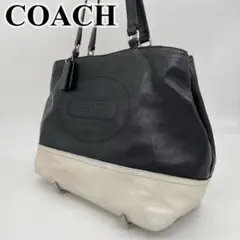 COACH トートバッグ 肩掛け ハンプトンズ チャーム付き レザー 19391