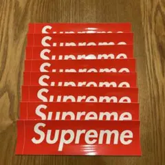 Supreme ステッカー 8枚セット レッド