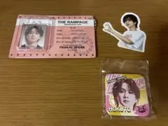 RAMPAGE 吉野北人 ブリスターチャーム 缶バッジ シール