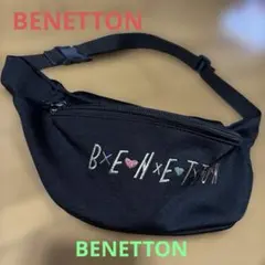 benetton ボディバッグ ホワイト - メルカリ