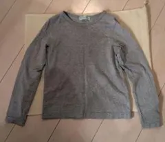 グレー 長袖カットソー