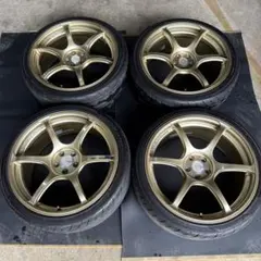 ホイール TE37風 15インチ ダンロップ 165/55R15 Dunlop - メルカリ
