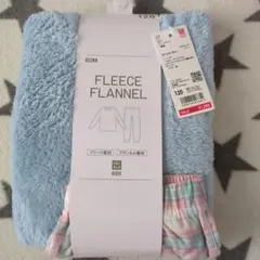新品ユニクロUNIQLO Fleece Flannel パジャマ 120