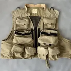 訳あり/90s】パタゴニア メッシュ フィッシングベスト XL グレー 黒